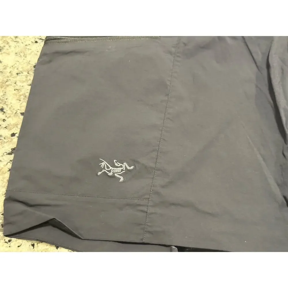 Arc'teryx Palisade Shorts Men's 38 Navy Blue Belted 9.5